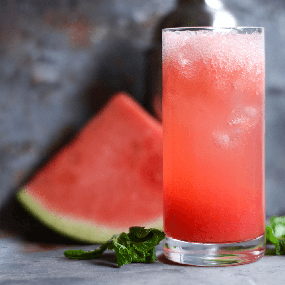 Virgin Watermelon Berry Fizz Cocktail