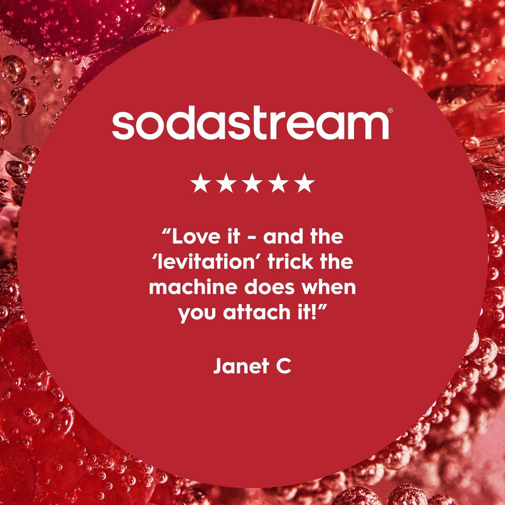 Sodastream Slim Sparkling Water Bottle Twin Pack White 1L