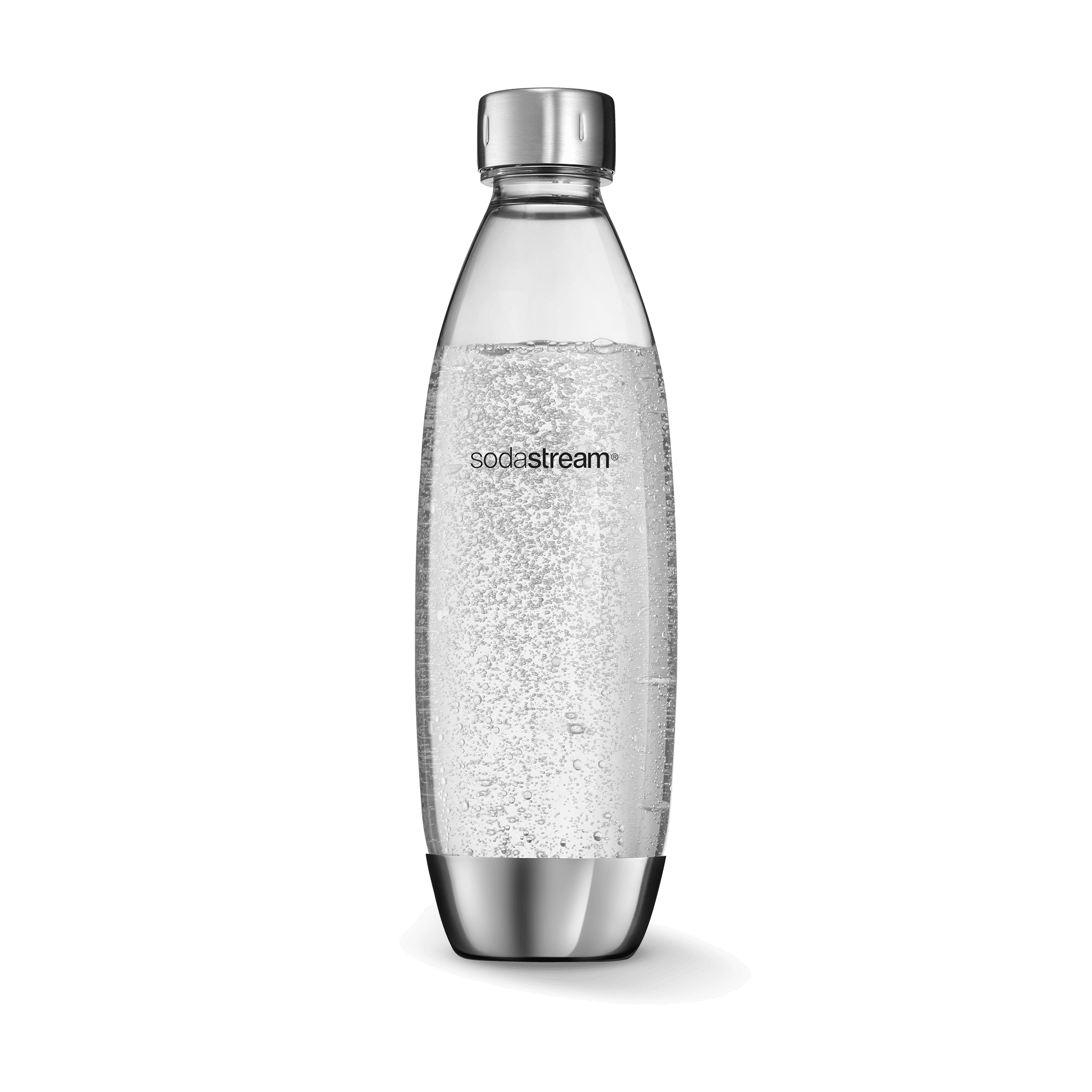 SodaStream 1L Slim Fuse Bottle Stainless Steel