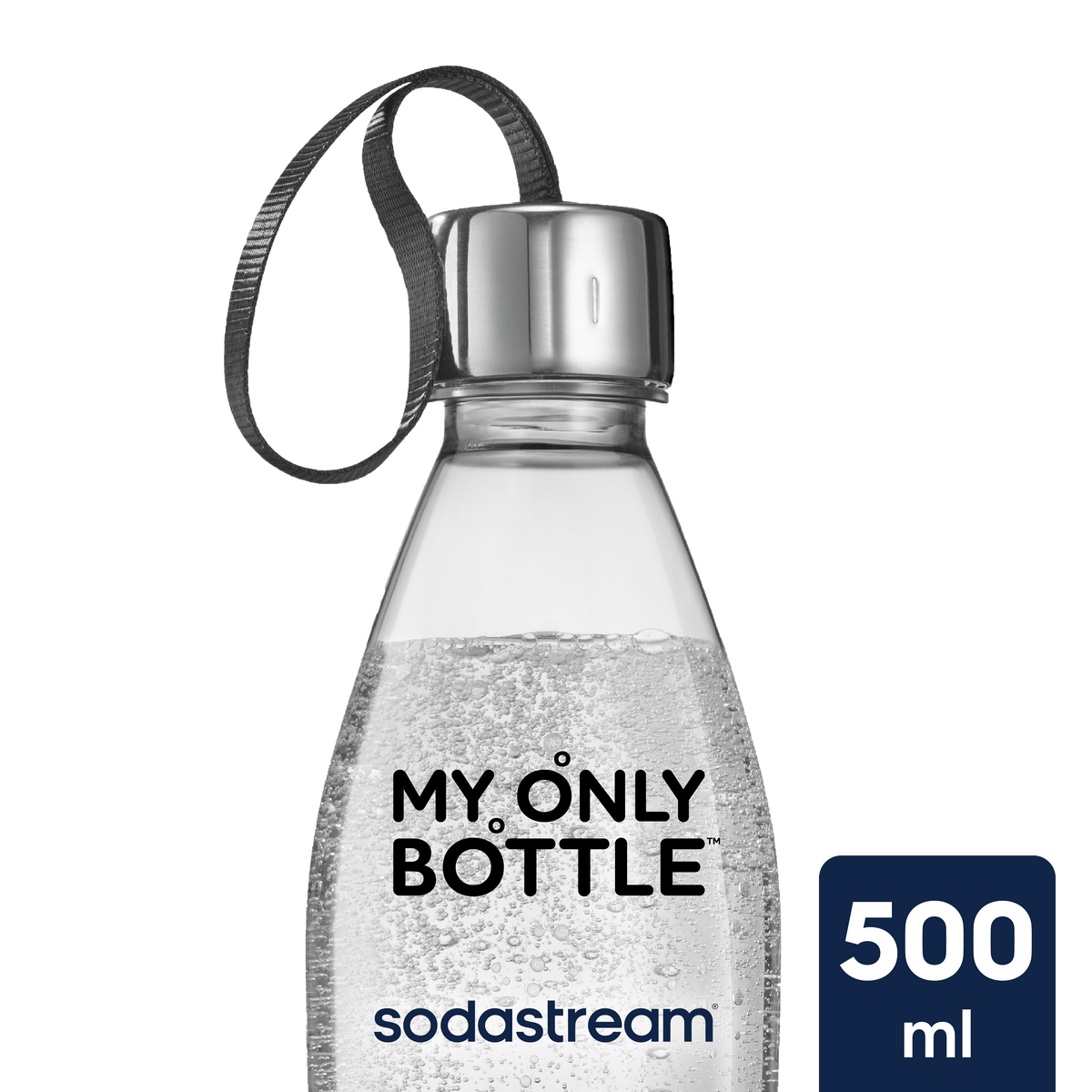 0.5 Liter Black My Only Bottle - Dishwasher Safe – SodaStream UK