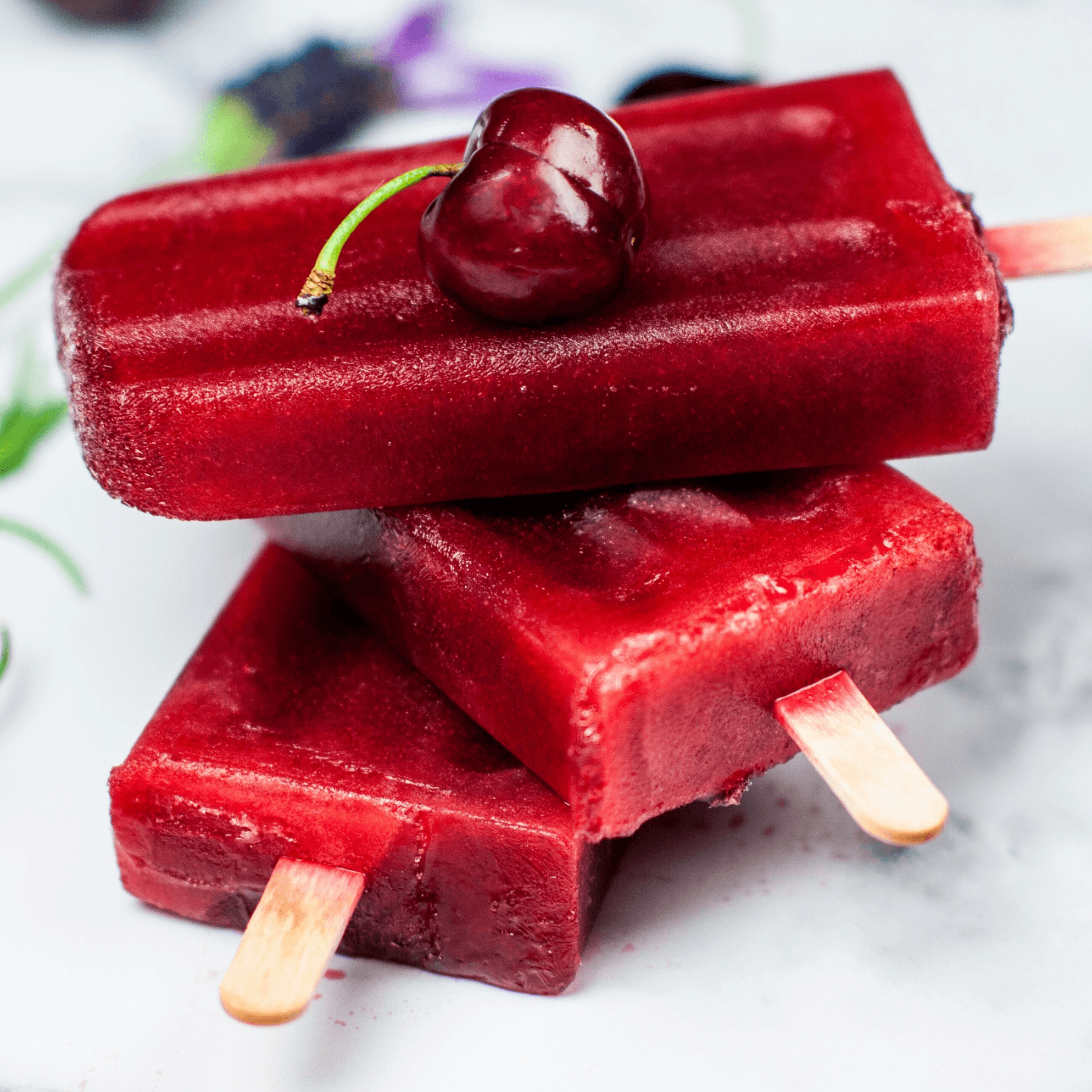 Cherry Cola Popsicles