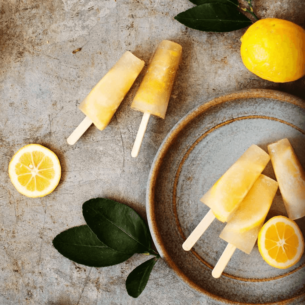 Organic Old Fashioned Lemonade Popsicles recipe