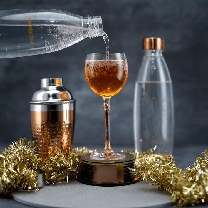 Toffee Fizz Holiday Cocktail Recipe