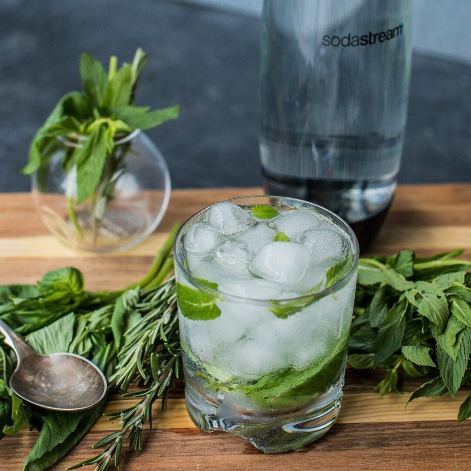 herb infused sparkling water
