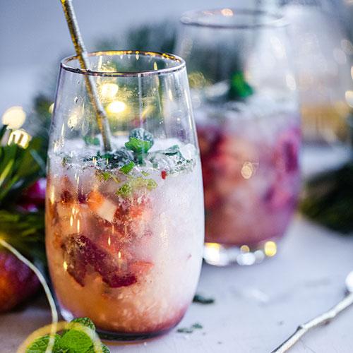 Festive Gin Smash Cocktail Recipe