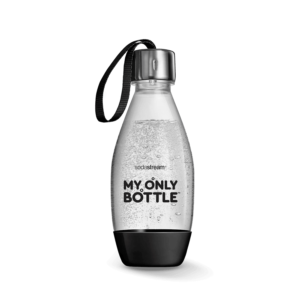 On The Go My Only Bottle - 0.5L Black Dishwasher Safe - single. (Fits ALL except Crystal & Duo) sodastream