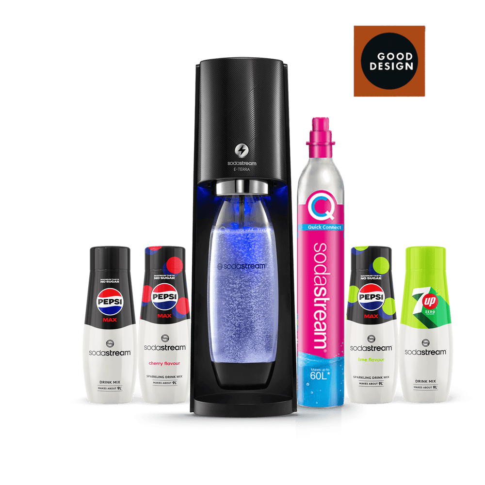 sodastream black e-terra pepsi bundle