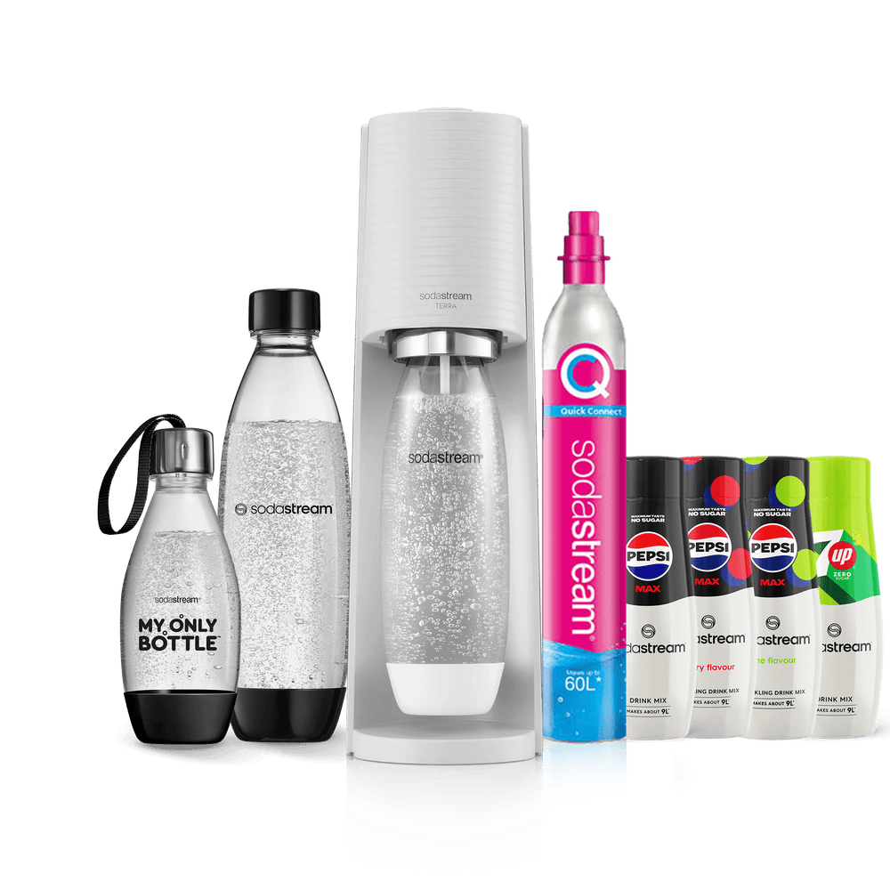 SodaStream Terra White Pepsi Bundle