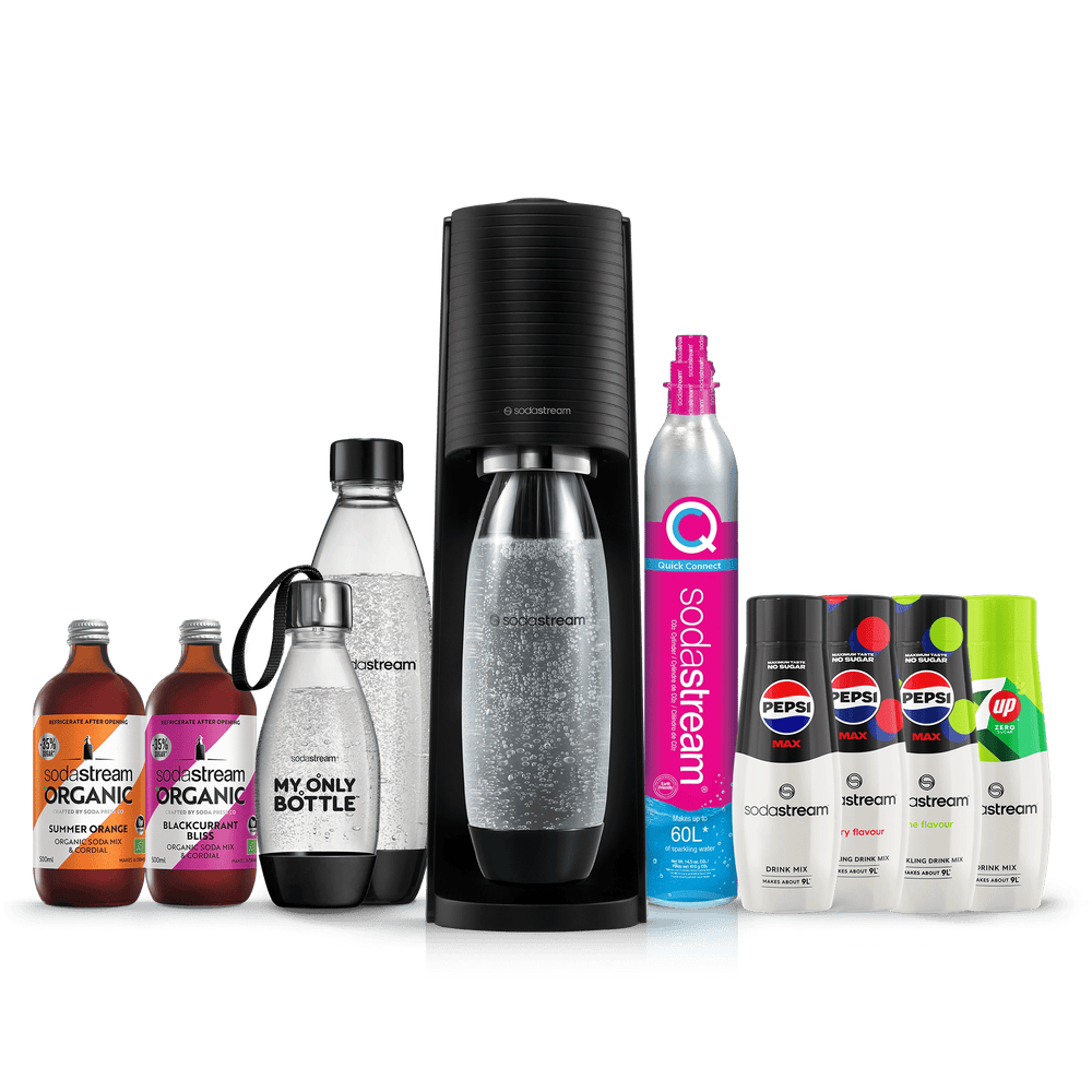 sodastream terra black pepsi plus bundle