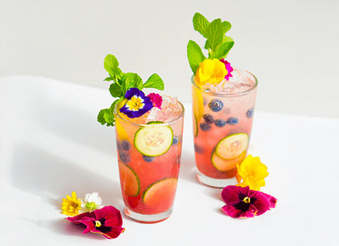 Sparkling Blueberry Mojito