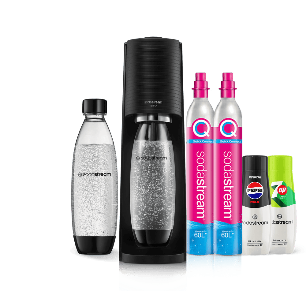 sodastream Terra black plus bundle