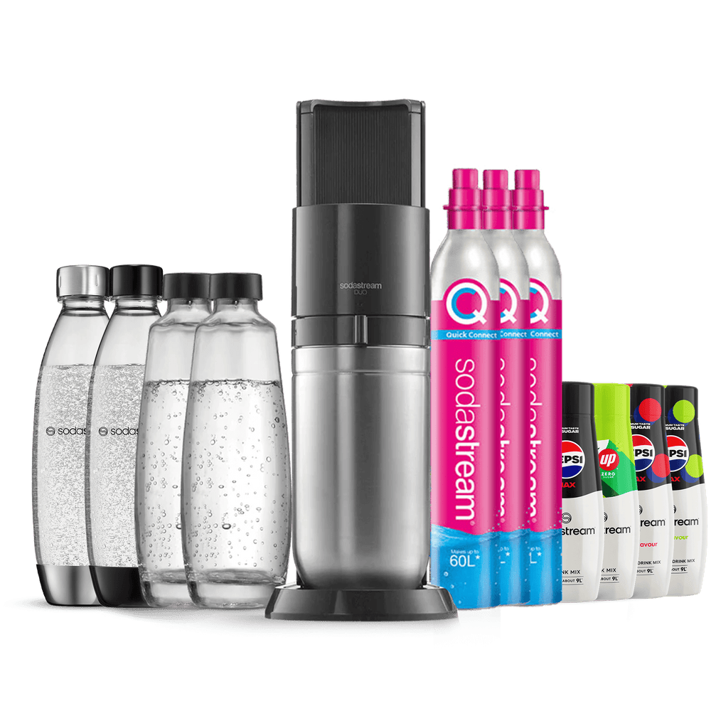 SodaStream Duo Black ultimate bundle