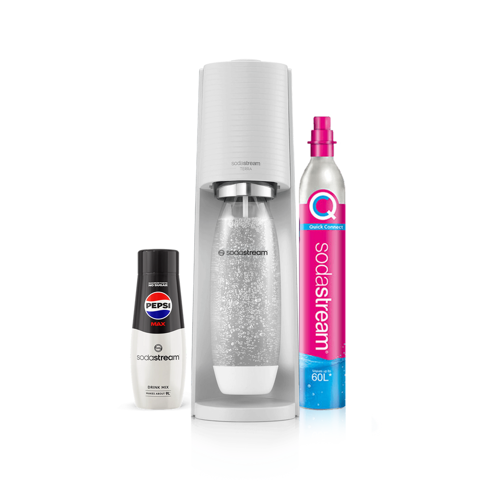 sodastream Terra white starter bundle