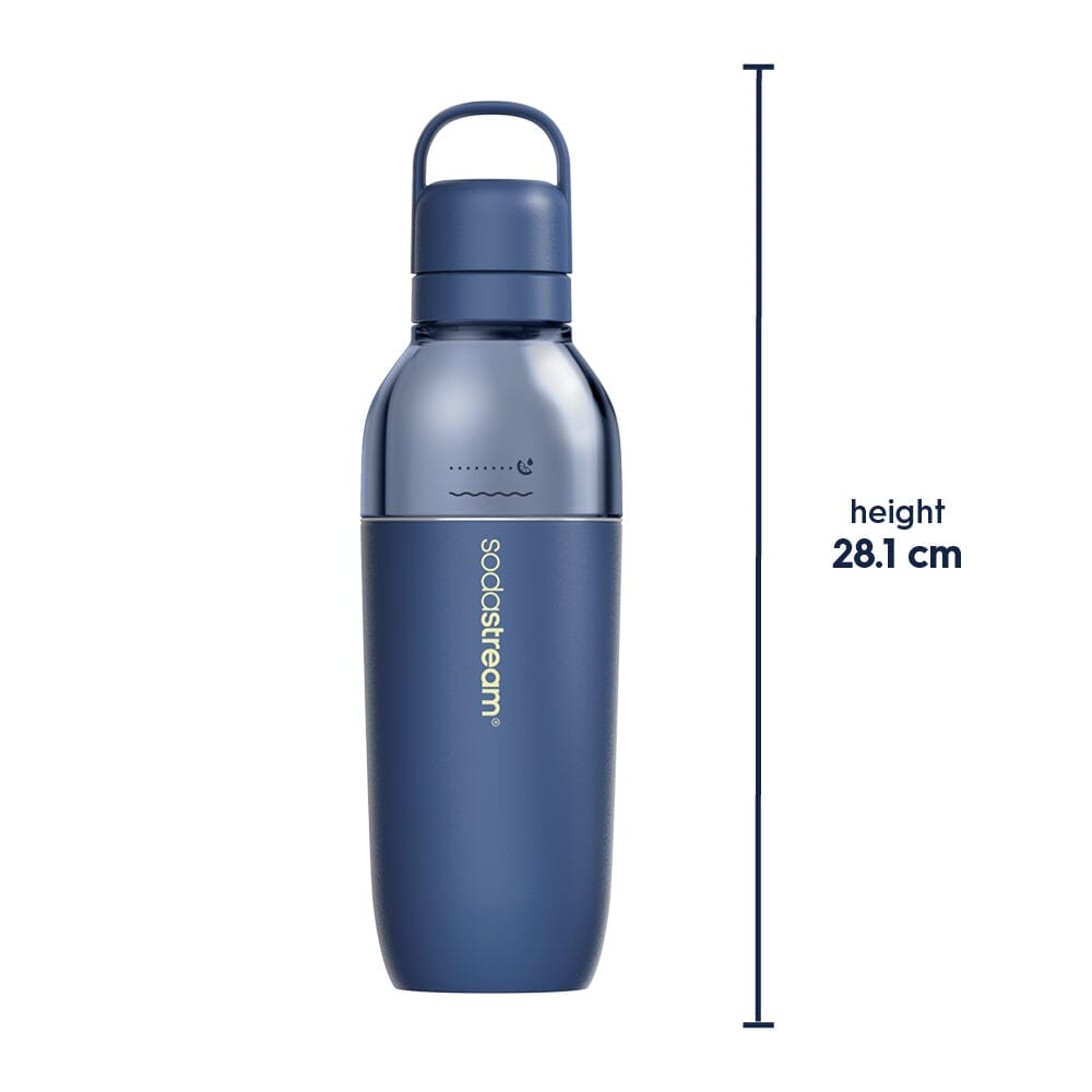 Sodastream Fizz & Go® Easy Mix Sparkling Water Bottle Storm Blue
