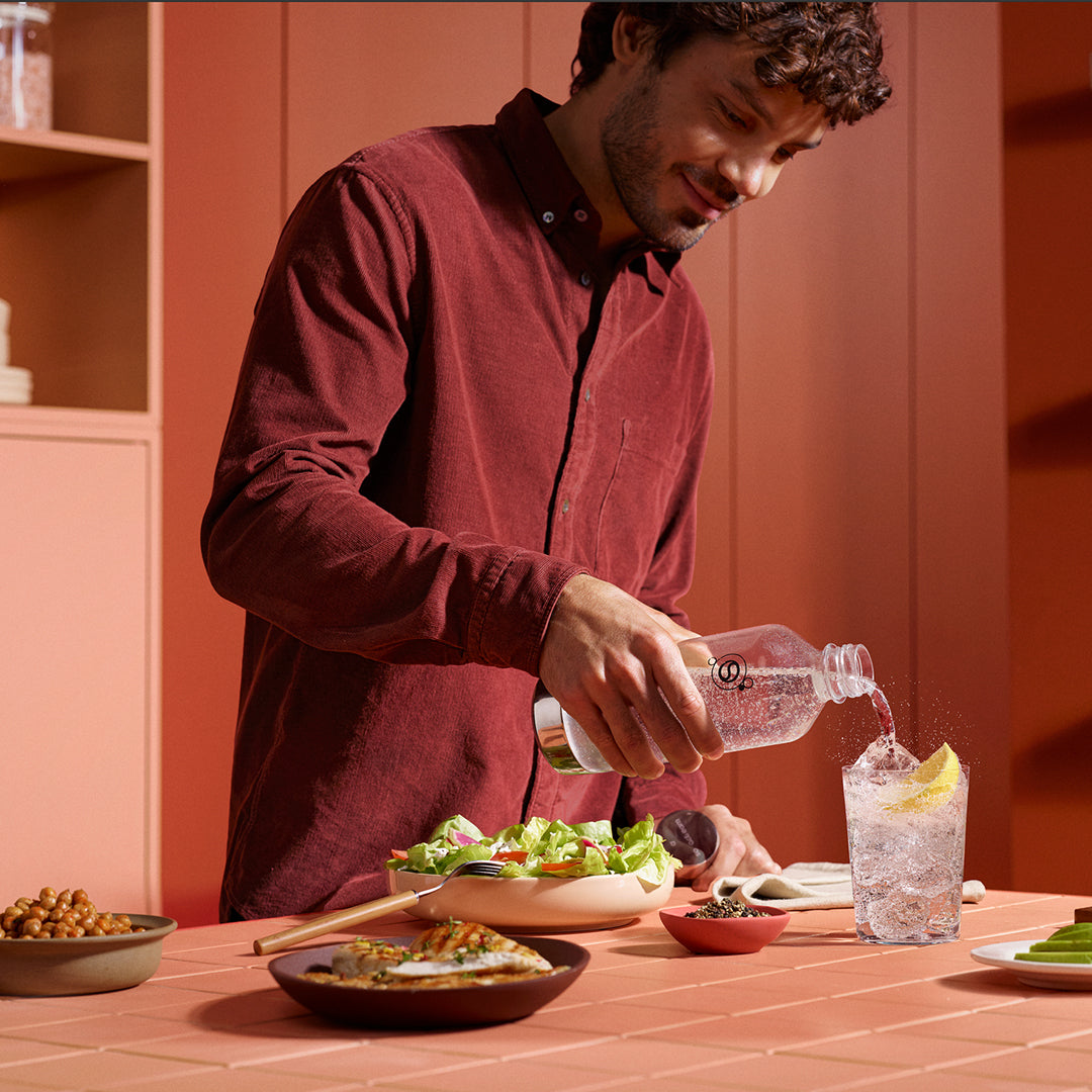  Sodastream Fizz & Refresh™ ENSO Stainless Steel Sparkling Water Bottle 1L