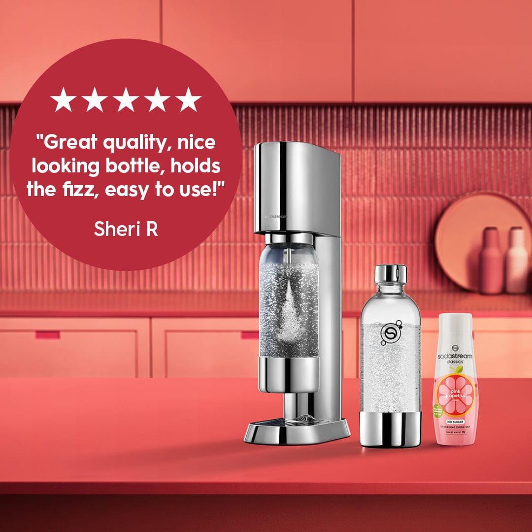 Sodastream Fizz & Refresh™ ENSO Stainless Steel Sparkling Water Bottle 1L