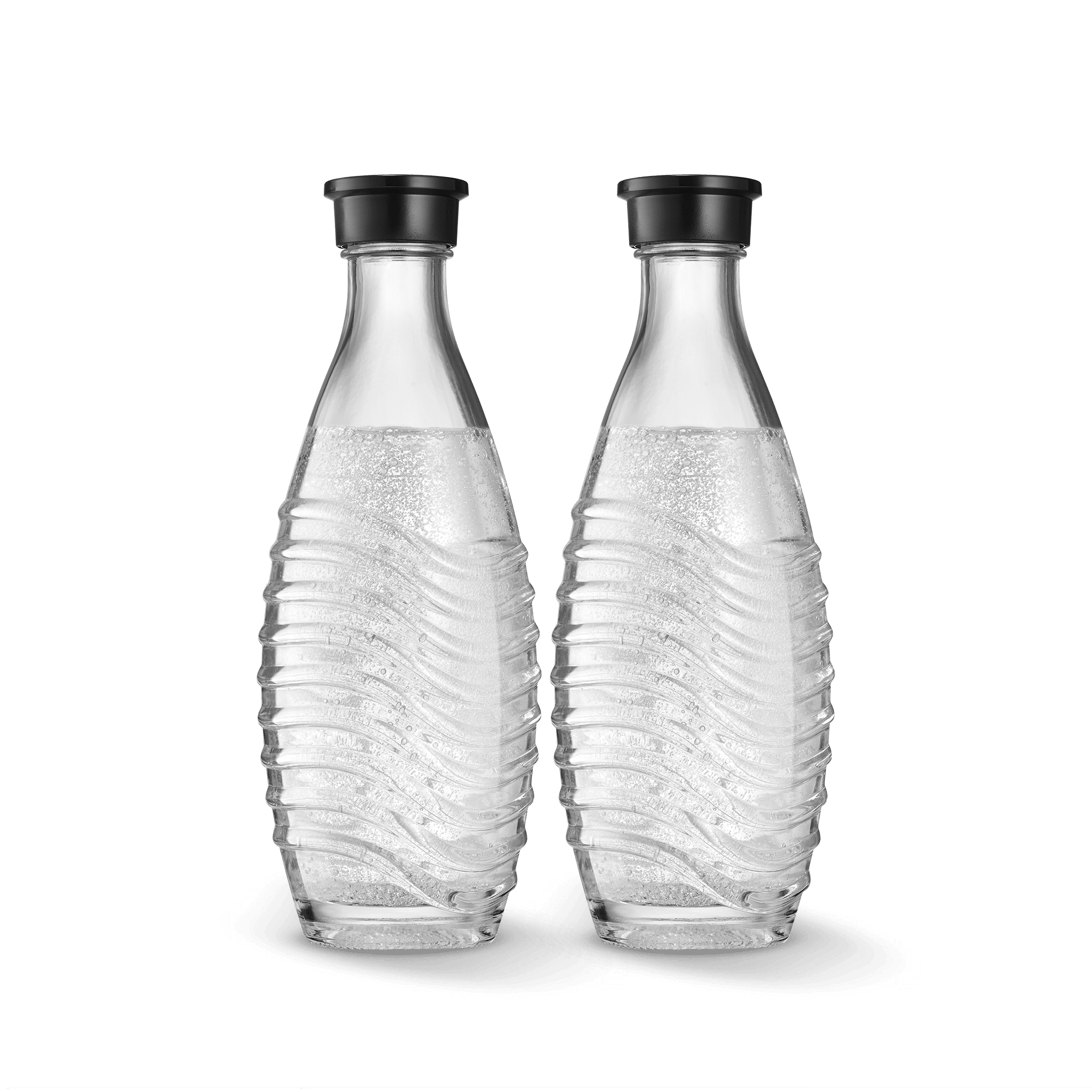 Crystal Glass Screw Carafe Twin Pack Bottles (fits Crystal only)