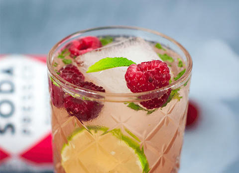 Virgin Raspberry Mint Mojito