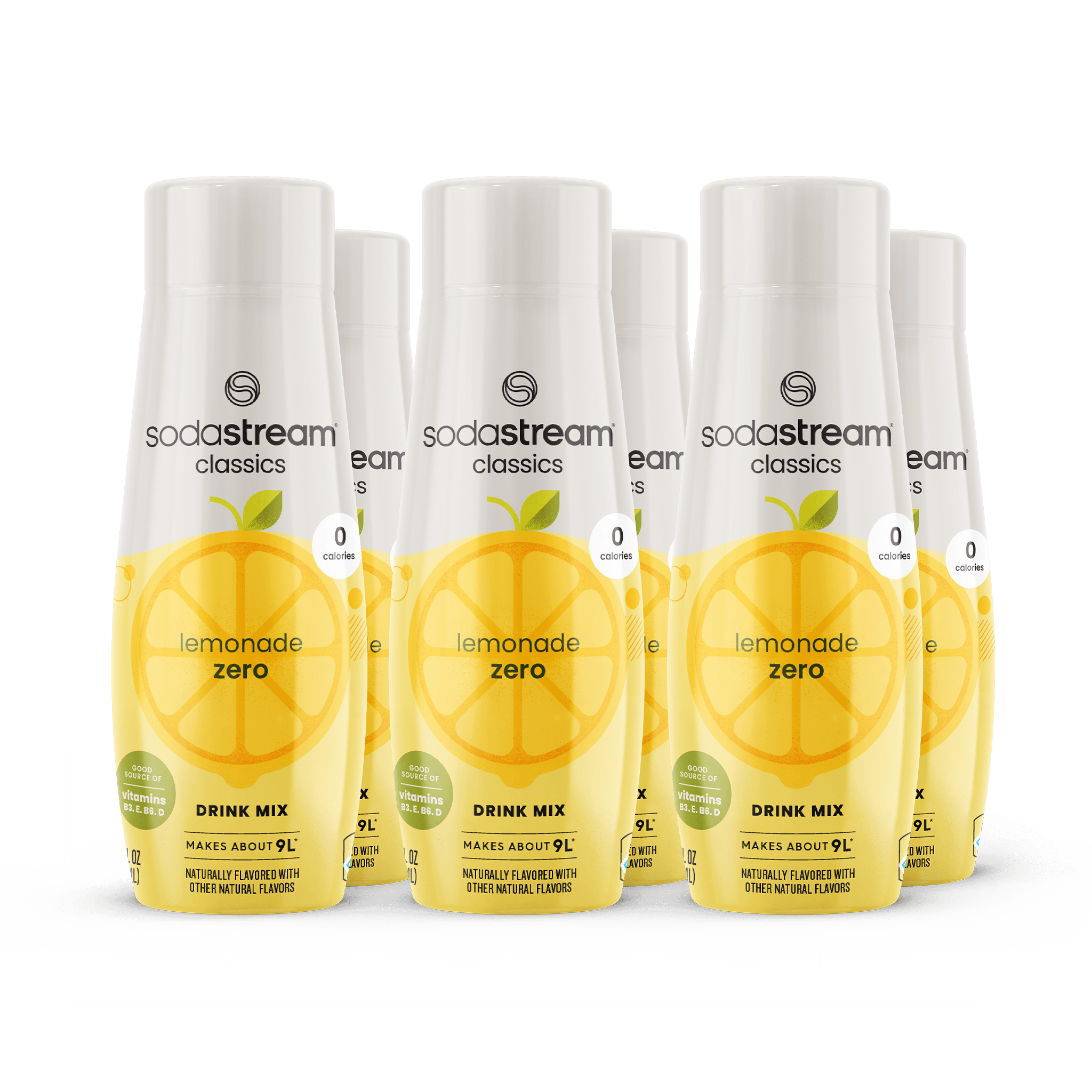 SodaStream Classics Cloudy No Sugar Lemonade  6-Pack