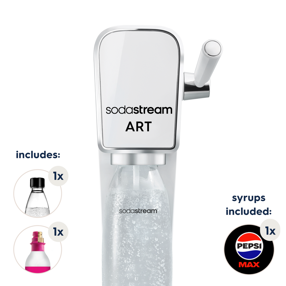 sodastream art white starter bundle