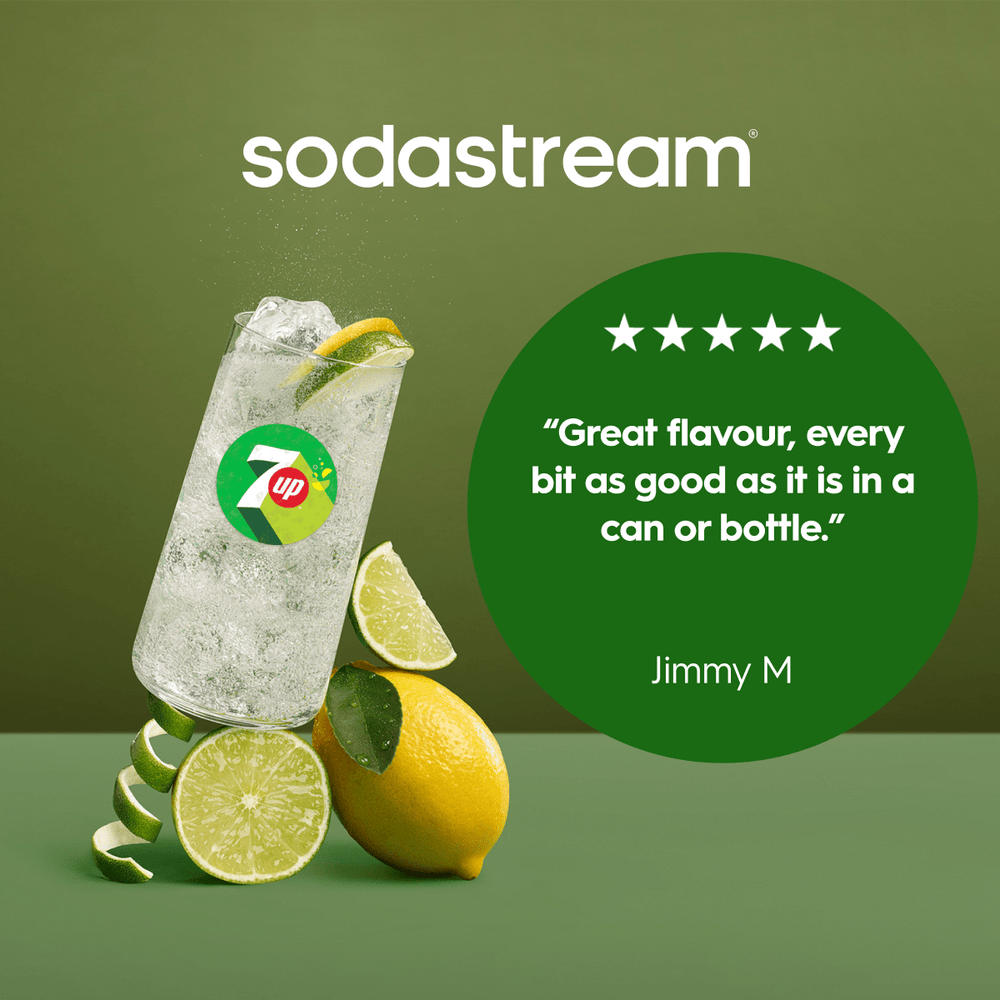 Sodastream 7UP® Zero Sugar 6 Pack Syrup Drink Mix 440ml