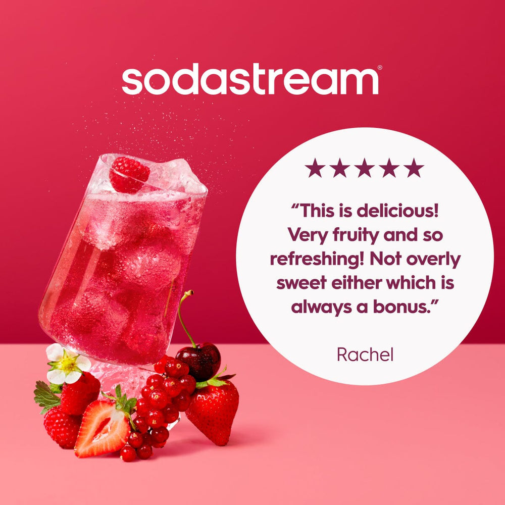Sodastream Classics® Red Berries No Sugar Syrup Drink Mix 440ml (new) – 6