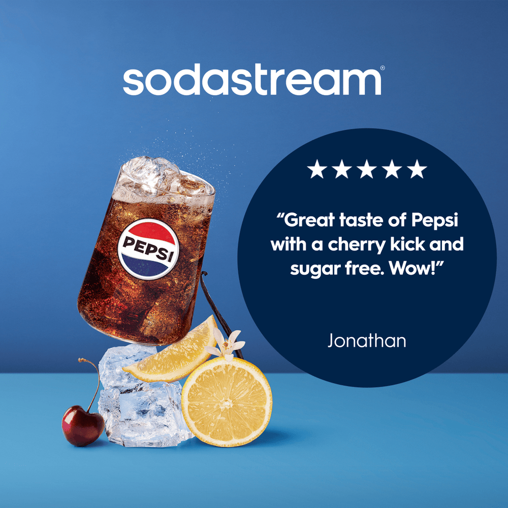 Sodastream Pepsi MAX® 6 Pack Cherry Sugar Free Syrup Drink Mix 440ml