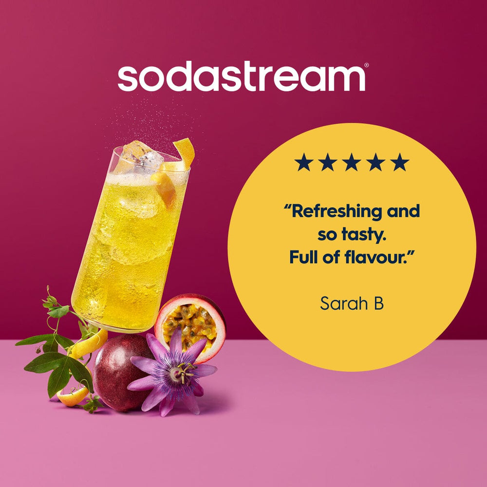 Sodastream Classics Passionfruit 6 Pack Sugar Free Syrup Drink Mix 440ml