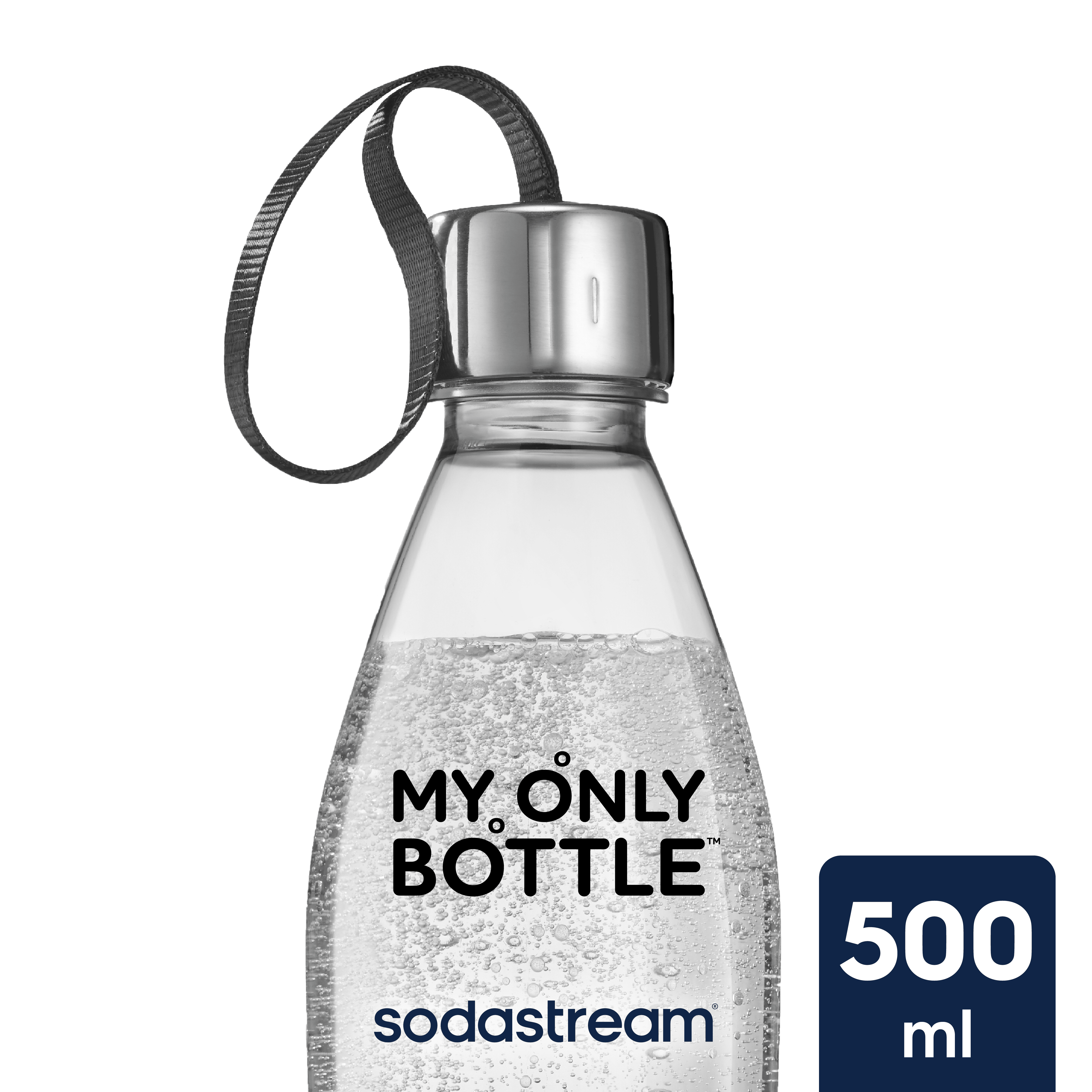 0.5 Liter Black My Only Bottle - Dishwasher Safe