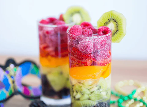 Sparkling Rainbow Cocktail