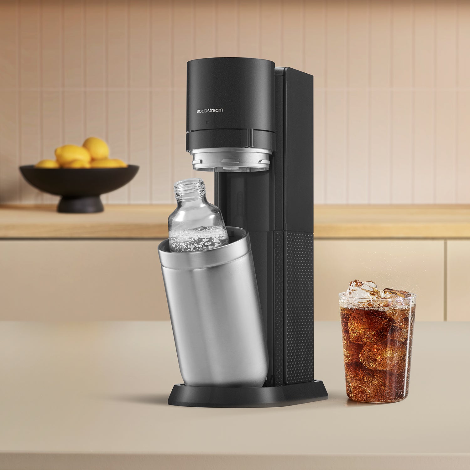 SodaStream DUO Sparkling Water Maker With Glass Bottles