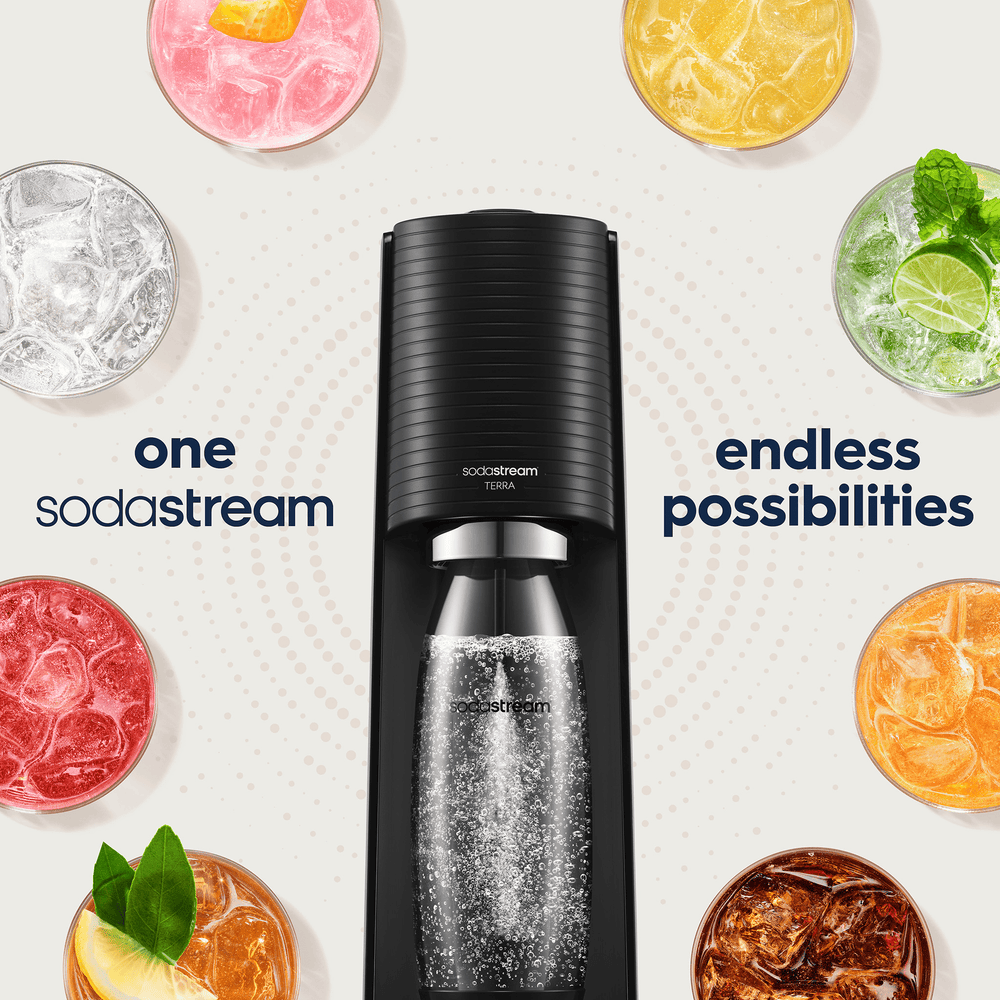 SodaStream 1L Slim Fuse Carbonated Water Bottle
