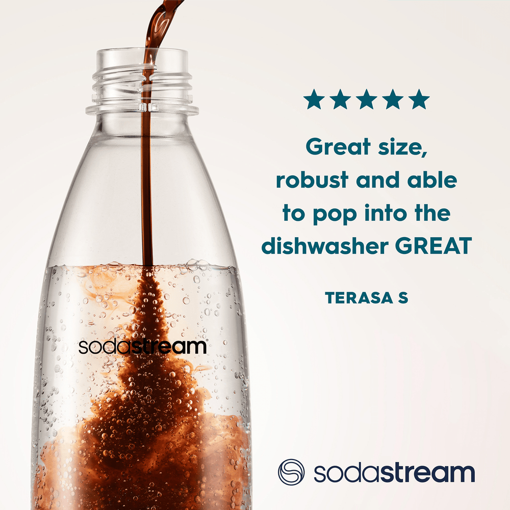 SodaStream 1L Slim Fuse Carbonated Water Bottle
