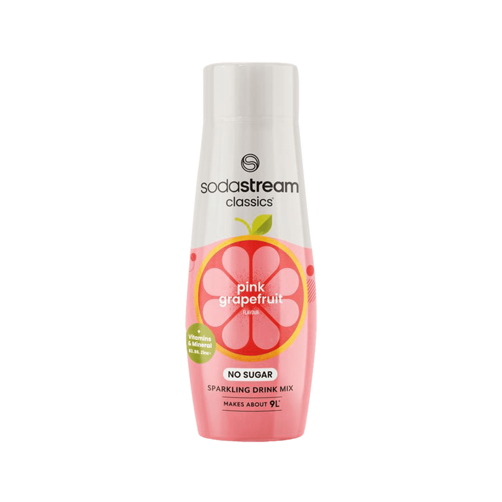 Sodastream Classics Pink Grapefruit Zero Sugar Syrup Drink Mix 440ml