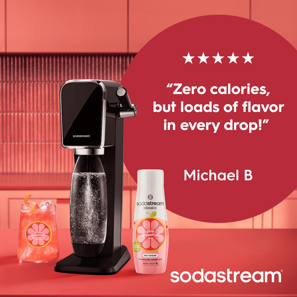 Sodastream Classics Pink Grapefruit Zero Sugar Syrup Drink Mix 440ml
