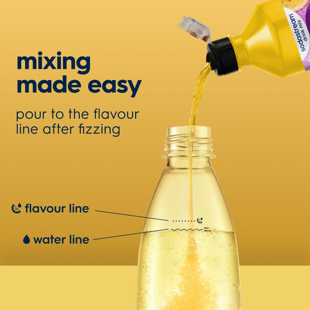 Sodastream Classics Passionfruit 6 Pack Sugar Free Syrup Drink Mix 440ml