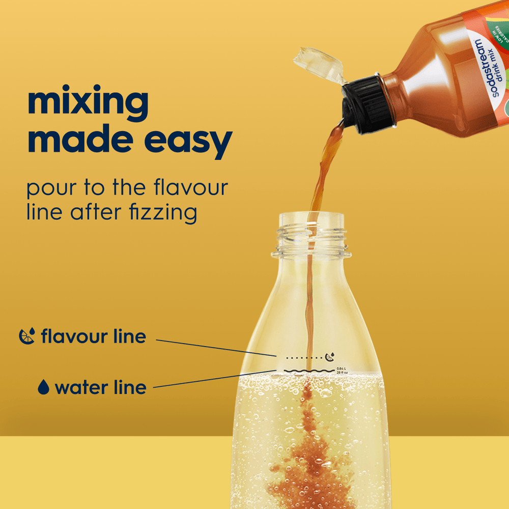 Sodastream Lipton Ice Tea Peach 6 Pack Syrup Drink Mix 440ml