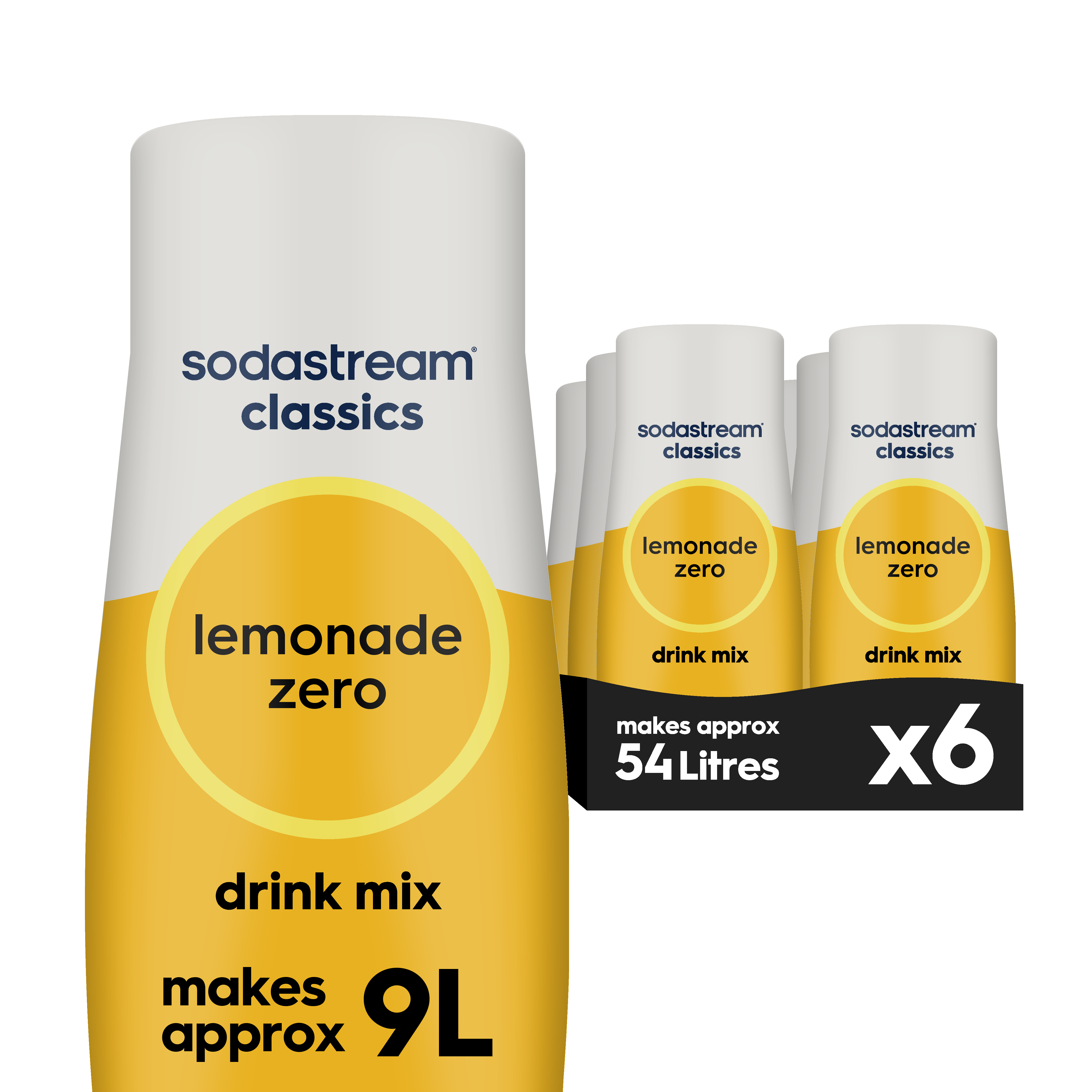 SodaStream Classics Cloudy No Sugar Lemonade  6-Pack