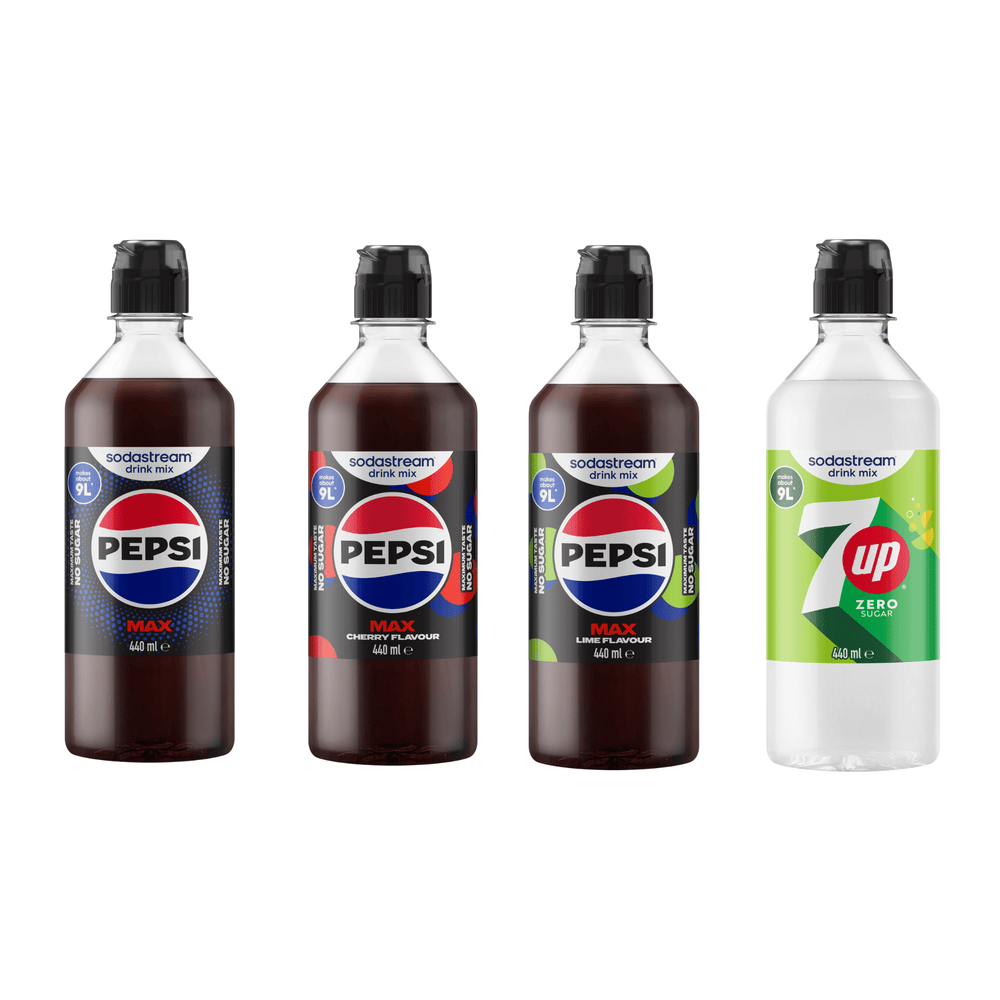 Sodastream Bestsellers Bundle 4 Pack Syrup Drink Mix 4 x 440ml – 1