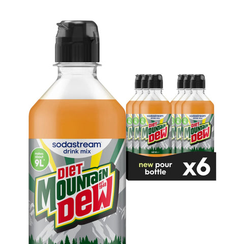 Diet MTN DEW® Zero 6 Pack Sugar Syrup Drink Mix 6 x