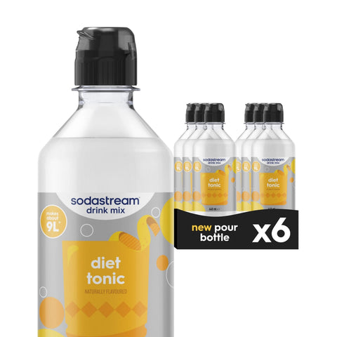 Classics Diet Tonic 6 Pack Syrup Drink Mix