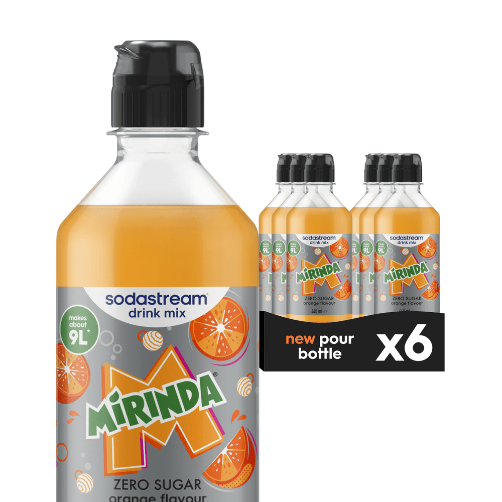 Sodastream Diet Mirinda® Orange 6 Pack Syrup Drink Mix 440ml x 6