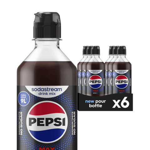 Pepsi MAX® 6 Pack Sugar Free Syrup Drink Mix