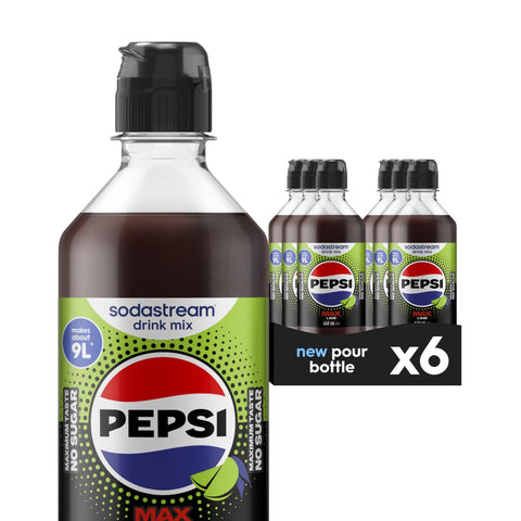 Pepsi MAX® Lime 6 Pack Sugar Free Syrup Drink Mix