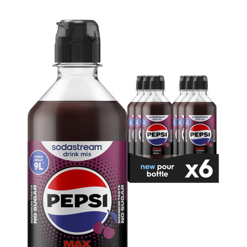 Pepsi MAX® 6 Pack Cherry Sugar Free Syrup Drink Mix