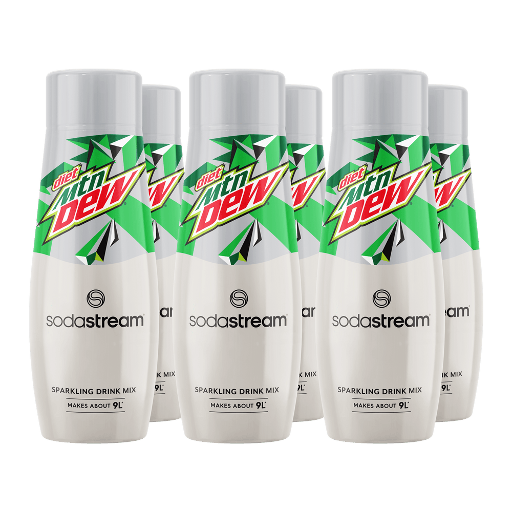 Sodastream MTN DEW® Zero 6 Pack Sugar Syrup Drink Mix 440ml x 6