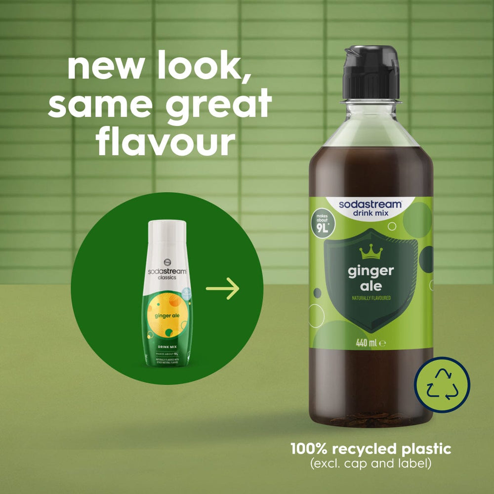Sodastream Classics Ginger Ale Syrup Drink Mix 440ml
