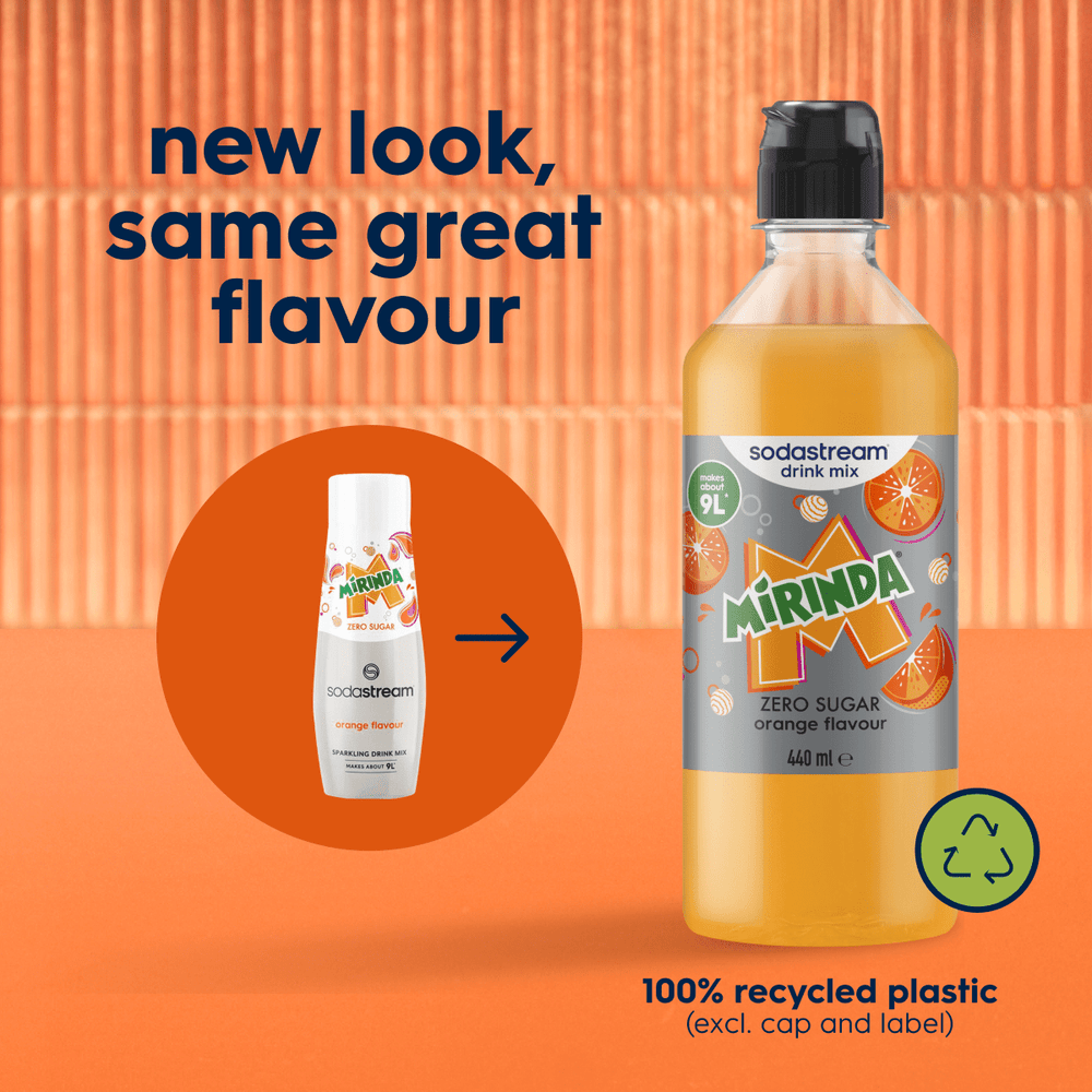 Sodastream Diet Mirinda® Orange 6 Pack Syrup Drink Mix 440ml x 6