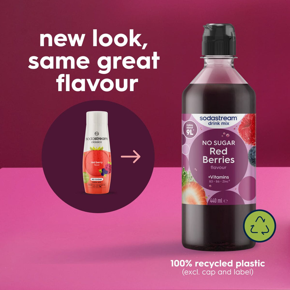 Sodastream Classics® Red Berries No Sugar Syrup Drink Mix 440ml (new) – 2