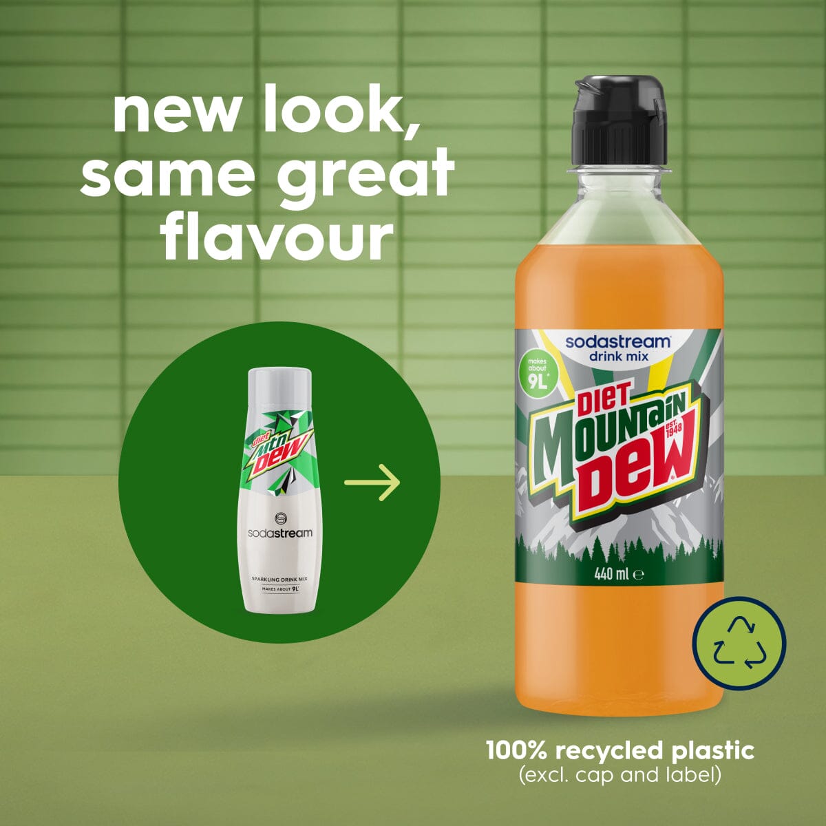Diet MTN DEW Zero Sugar Drink Mix | Flavoured Soda Syrups